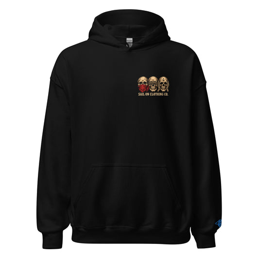 See No Land Hoodie - Black - front