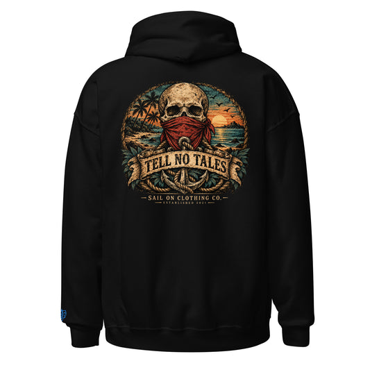 Tell No Tales Hoodie - Black - back