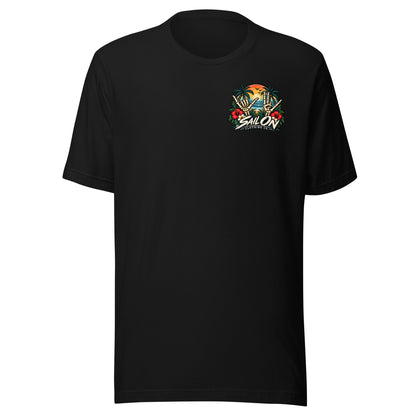 Double Shaka tee - Black - front