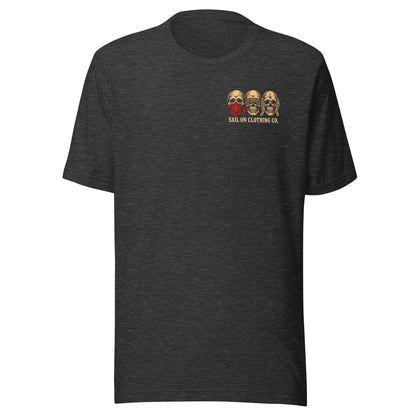 Tell No Tales tee - Dark Grey Heather - front