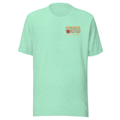 Tell No Tales tee - Heather Mint - front