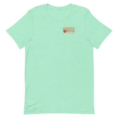 Hear No Sirens tee - Heather Mint - front