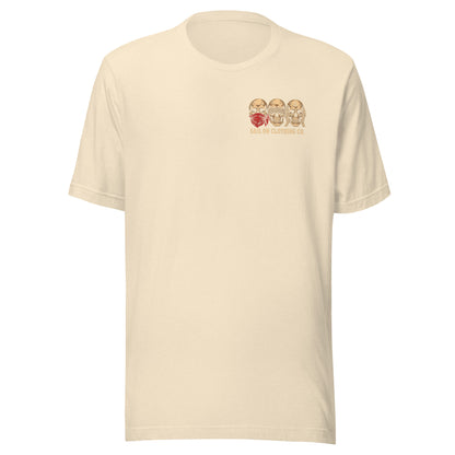 Tell No Tales tee - Heather Natural - front