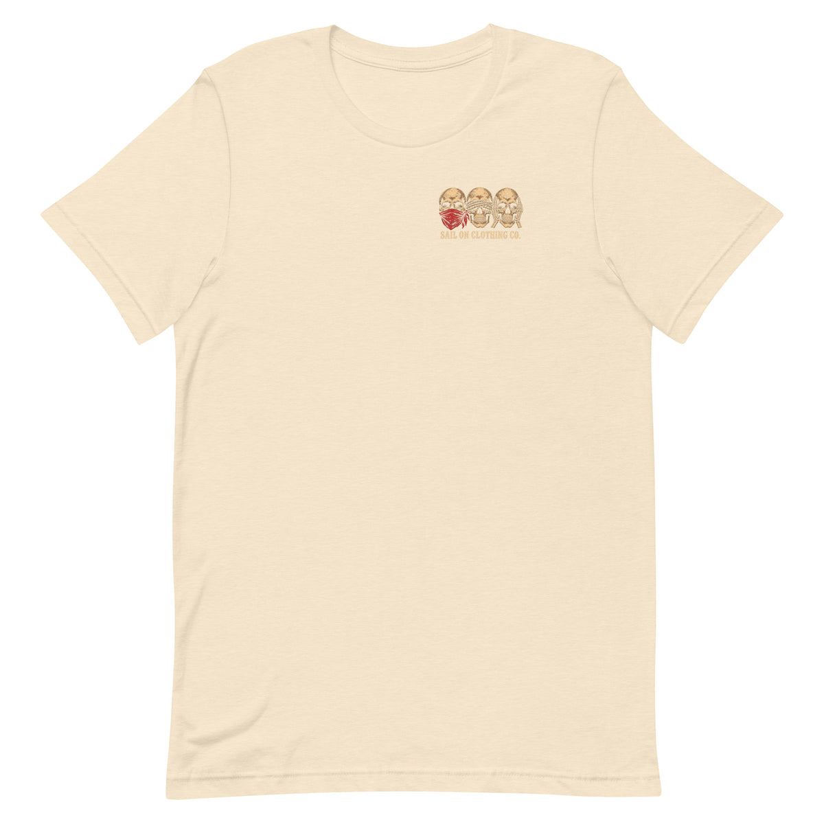 Hear No Sirens tee - Heather Natural - front
