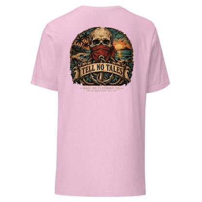 Tell No Tales tee - Heather Prism Lilac - back