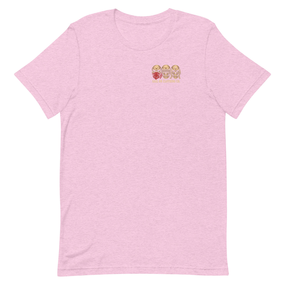 Hear No Sirens tee - Heather Prism Lilac - front