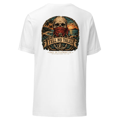 Tell No Tales tee - White - back