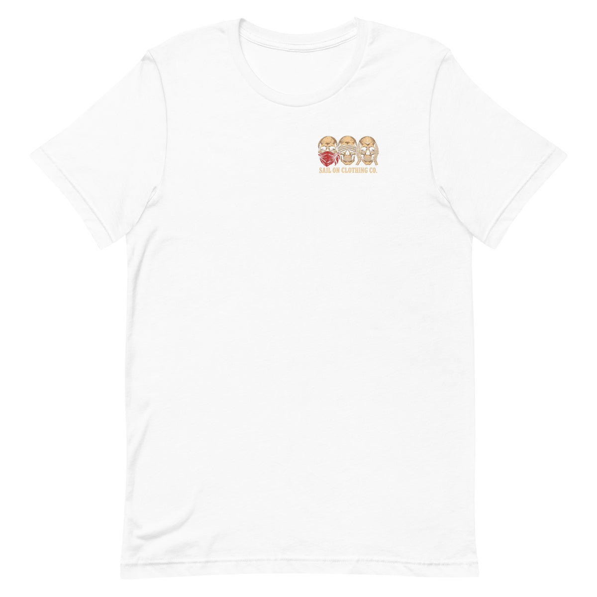 Hear No Sirens tee - White - front